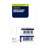 Recharge FILOFAX - Mini - Feuilles de notes unies (blanc)