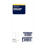 Recharge FILOFAX - Personal - Feuilles de notes unies (blanc)