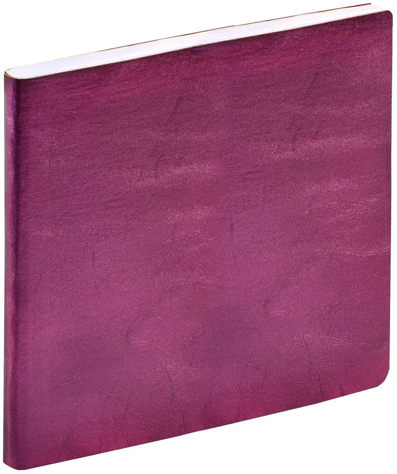 Agenda 2027 QUO VADIS Exécutif Color - 16 x 16 cm - 1 semaine sur 2 pages - Orientation verticale - Susan aubergine