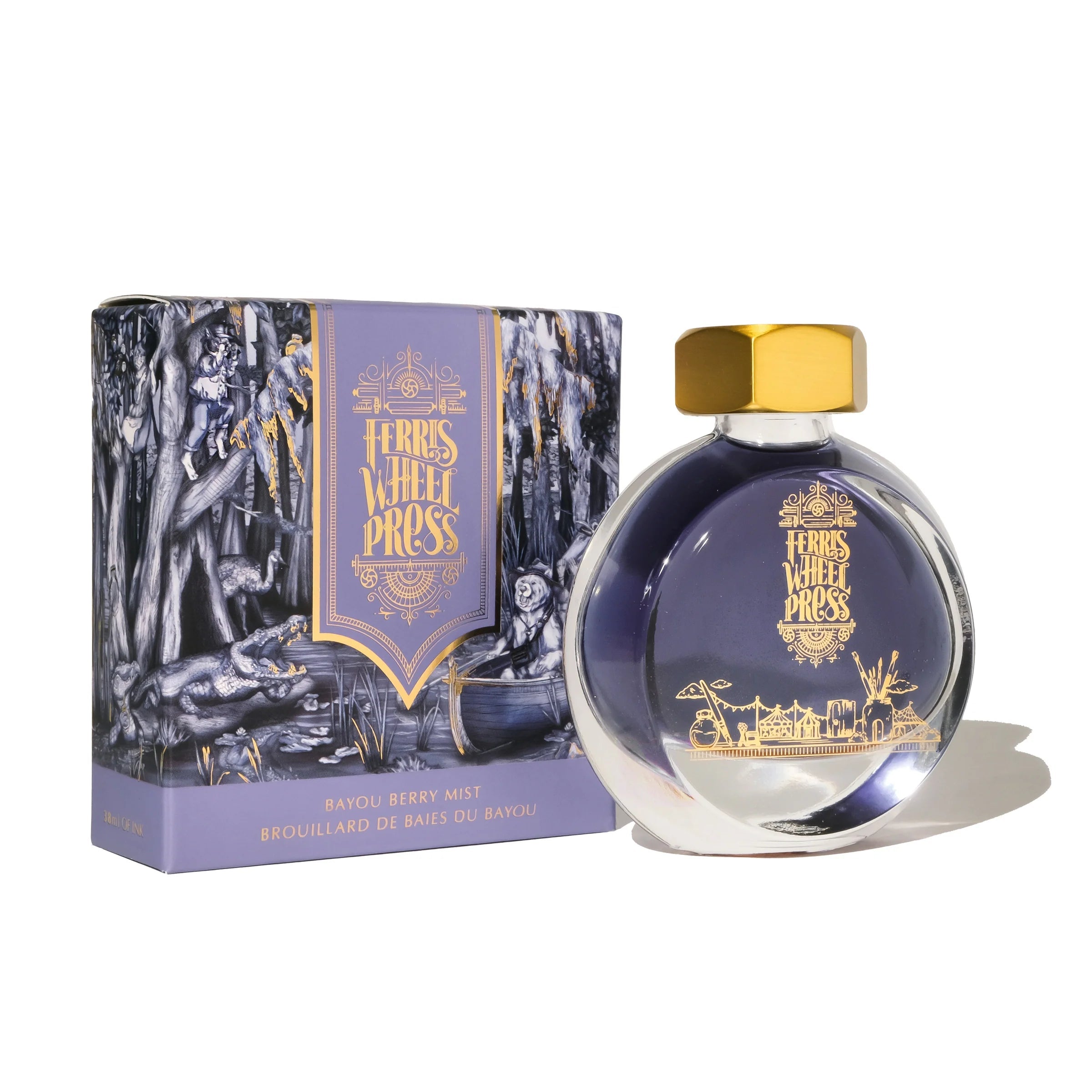 Flacon d'encre FERRIS WHEEL PRESS - Everyday Ink - Bayou Berry Mist (38ml) - 818351003317