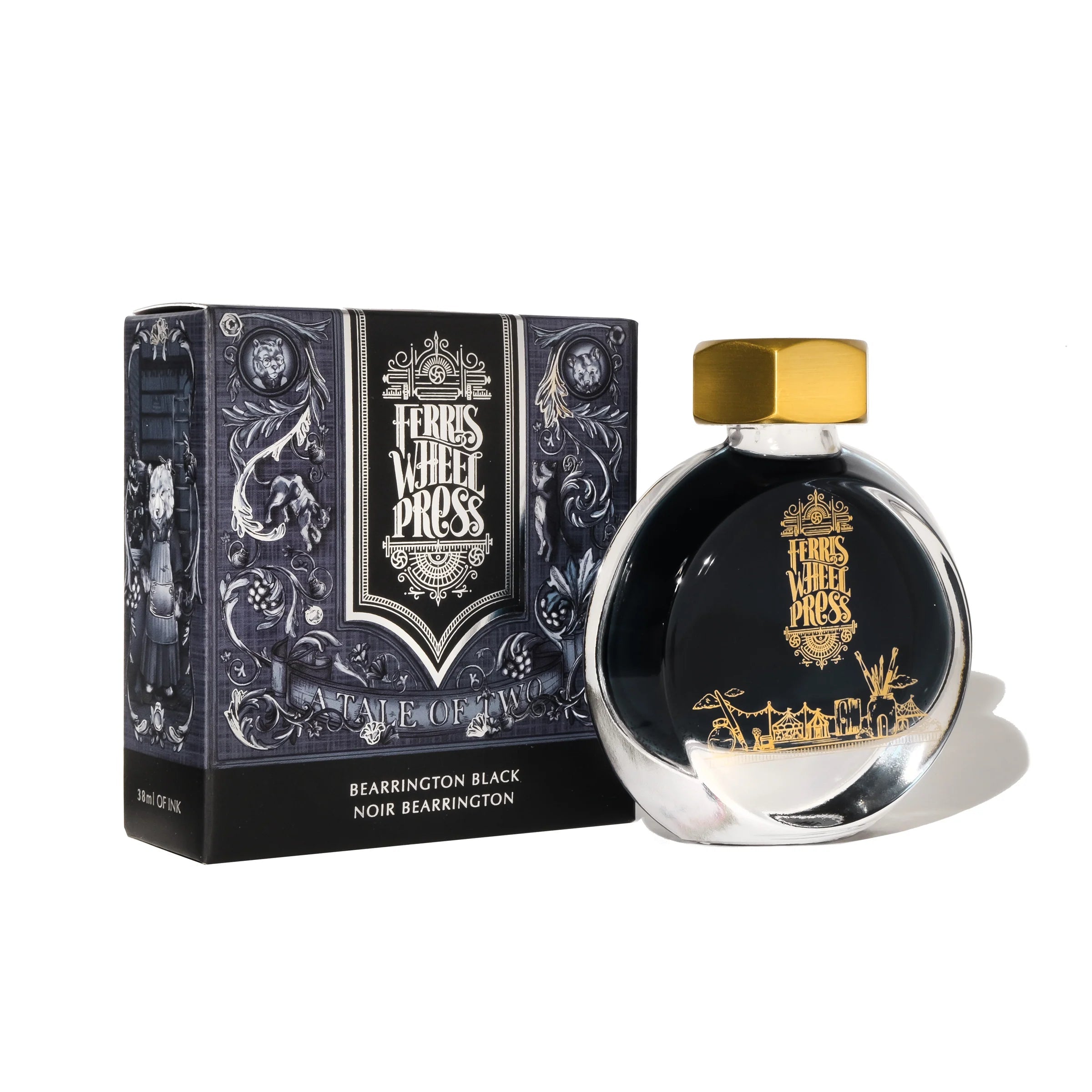 Flacon d'encre FERRIS WHEEL PRESS - Everyday Ink - Bearrington Black (38ml) - 818351003522