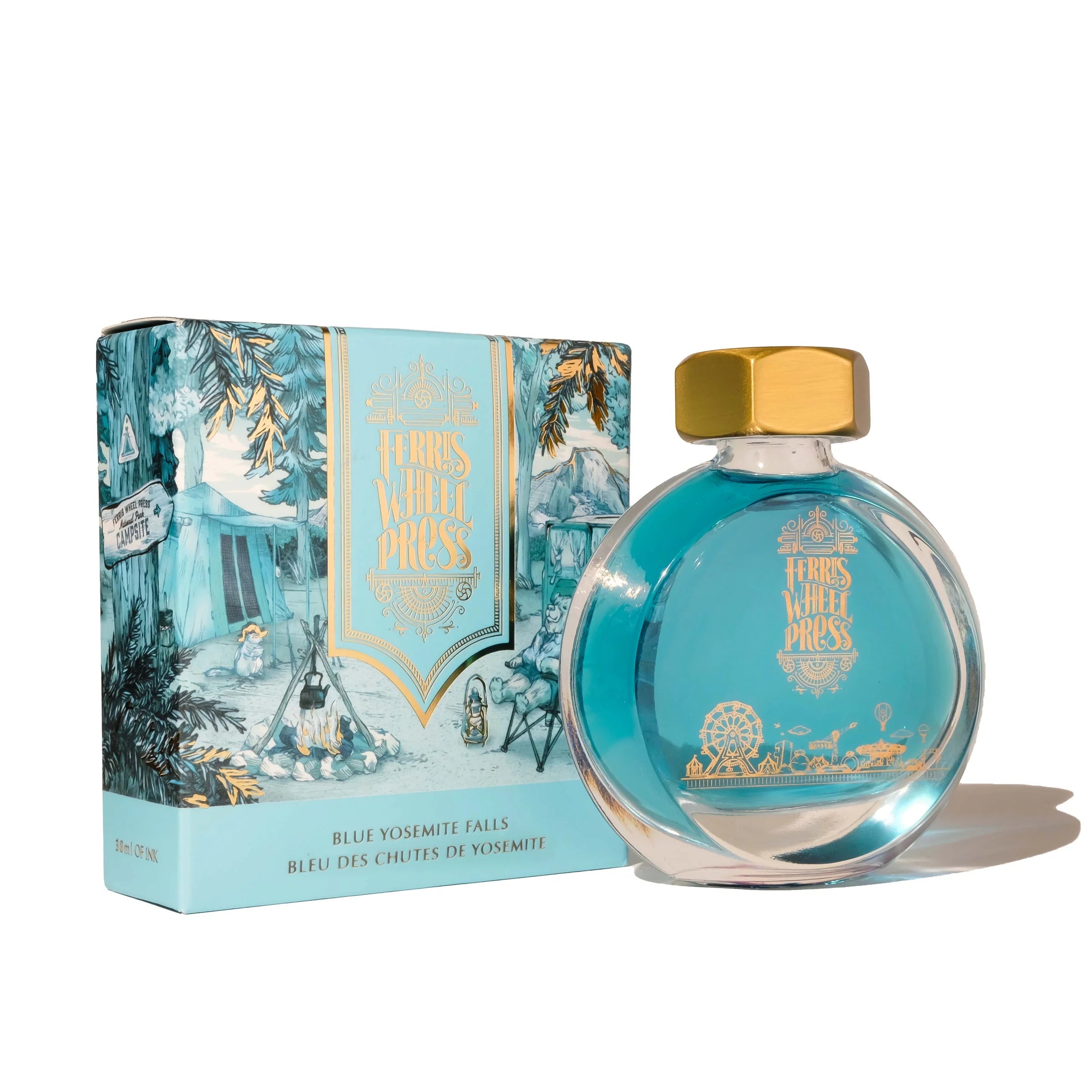 Flacon d'encre FERRIS WHEEL PRESS - Everyday Ink - Blue Yosemite Falls (38ml) - 818351002174