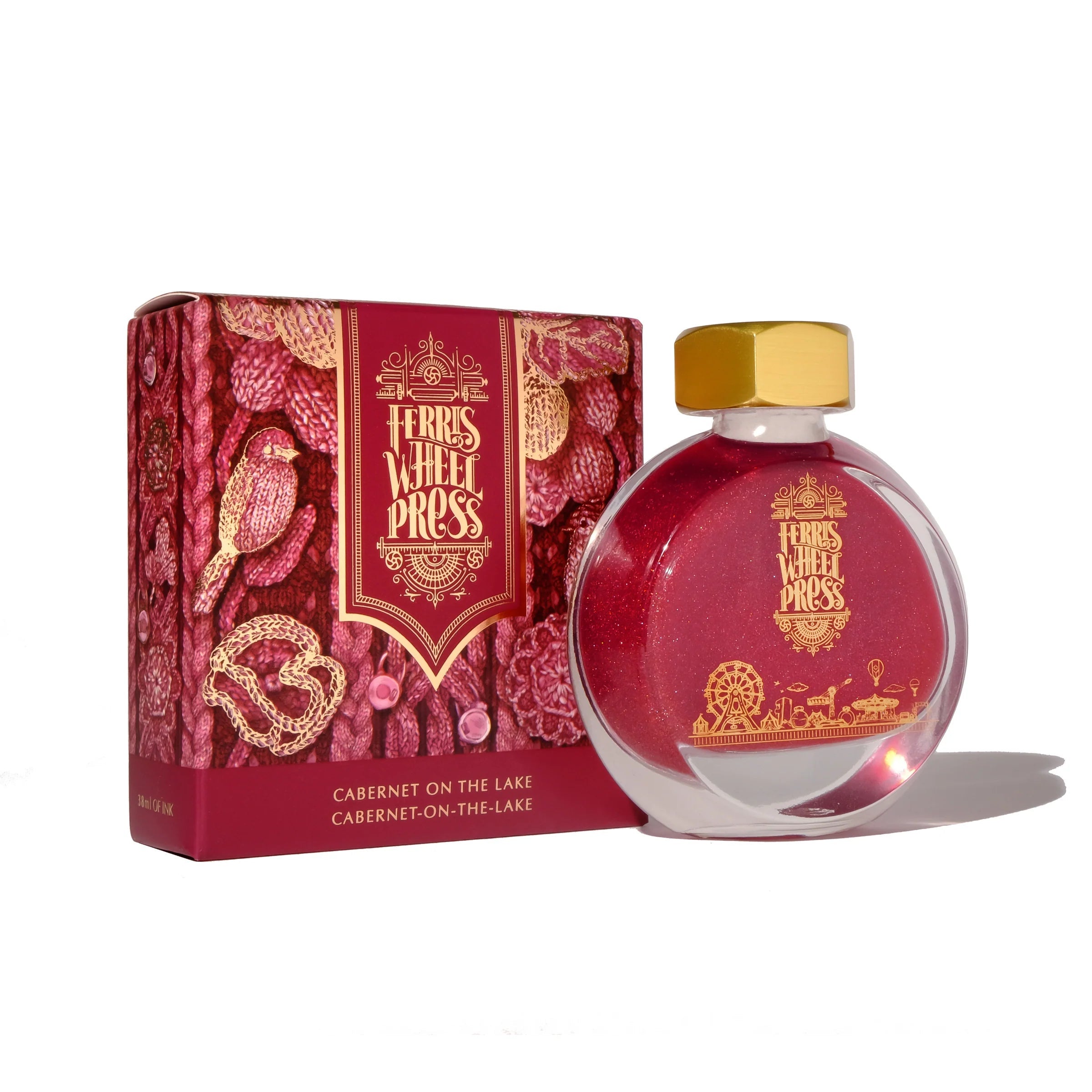 Flacon d'encre FERRIS WHEEL PRESS - Everyday Ink - Cabernet on the Lake (38ml) - 818351002563