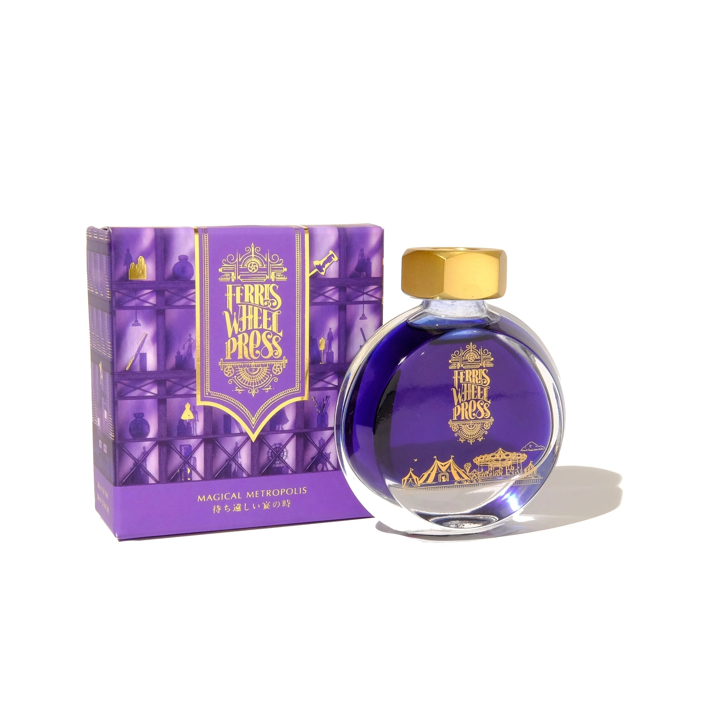 Flacon d'encre FERRIS WHEEL PRESS - Everyday Ink | Curious Collaborations Series | Ginza Tsutaya Books - Magical Metropolis (38ml) - 