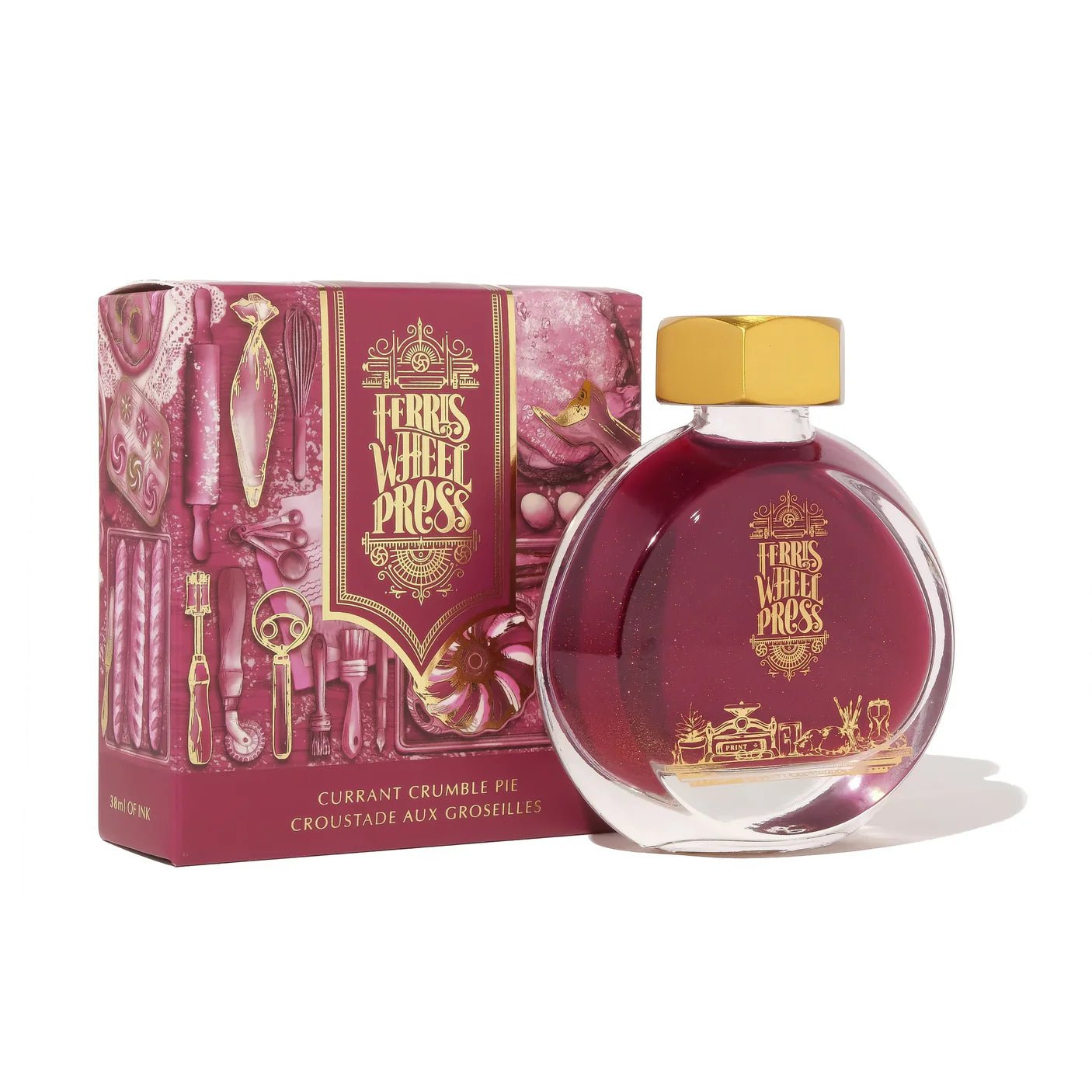 Flacon d'encre FERRIS WHEEL PRESS - Everyday Ink - Currant Crumble Pie (38ml) - 