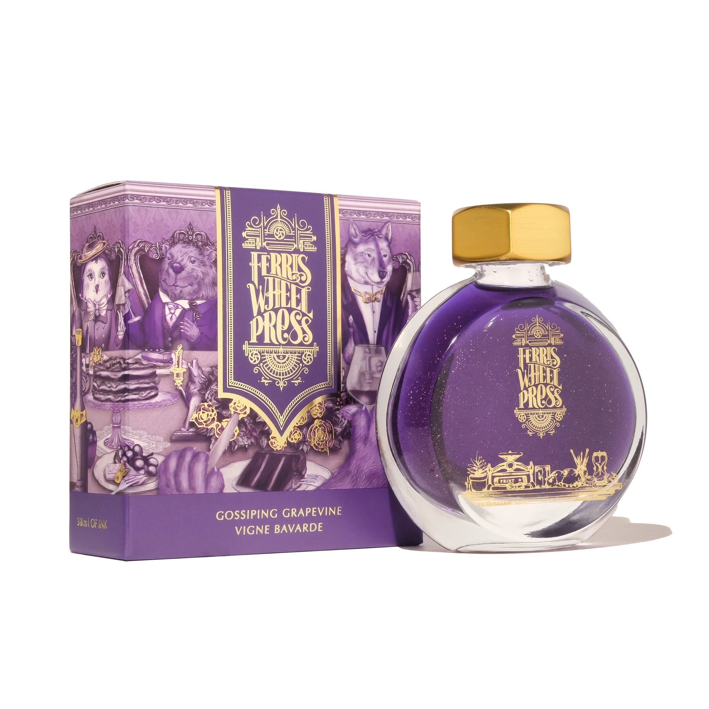 Flacon d'encre FERRIS WHEEL PRESS - Everyday Ink - Gossiping Grapevine (38ml) - 