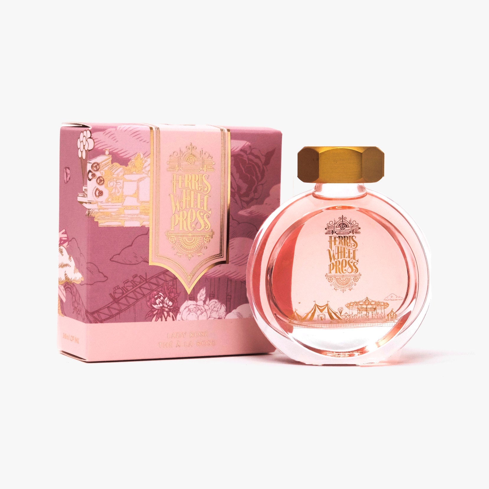 Flacon d'encre FERRIS WHEEL PRESS - Everyday Ink - Lady Rose (38ml) - 850025001182
