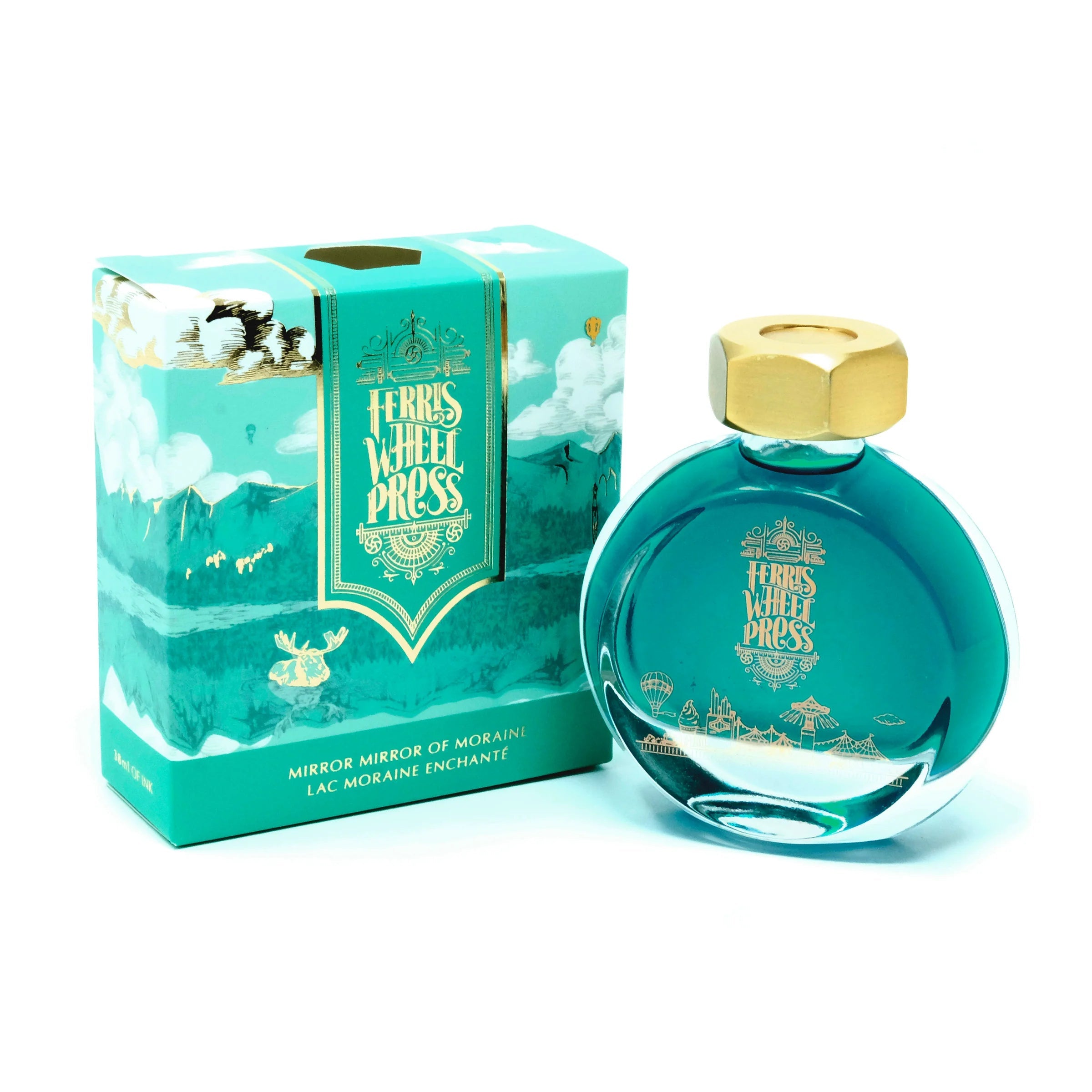 Flacon d'encre FERRIS WHEEL PRESS - Everyday Ink - Mirror Mirror of Moraine (38ml) - 850025001533