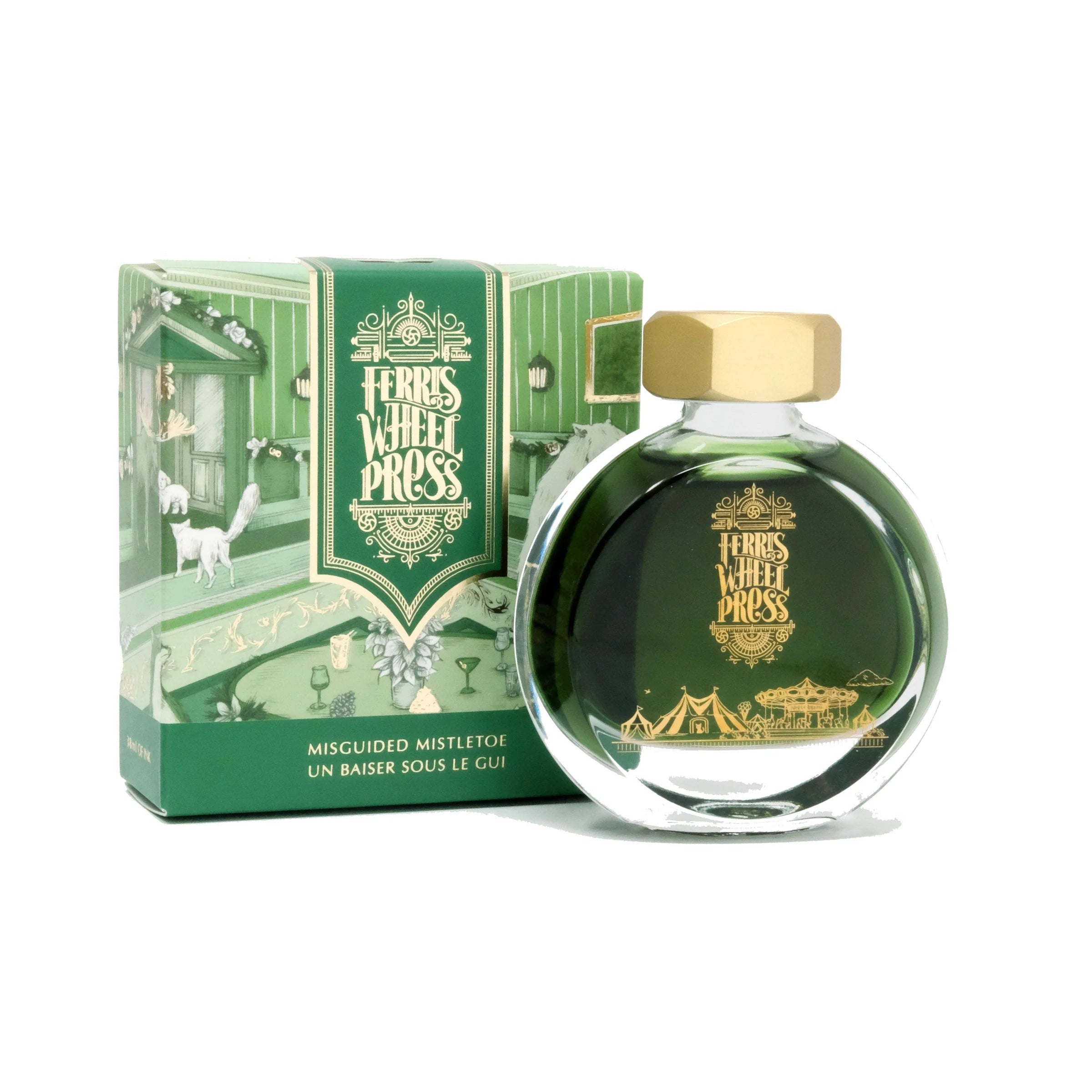 Flacon d'encre FERRIS WHEEL PRESS - Everyday Ink - Misguided Mistletoe (38ml) - 850025001670