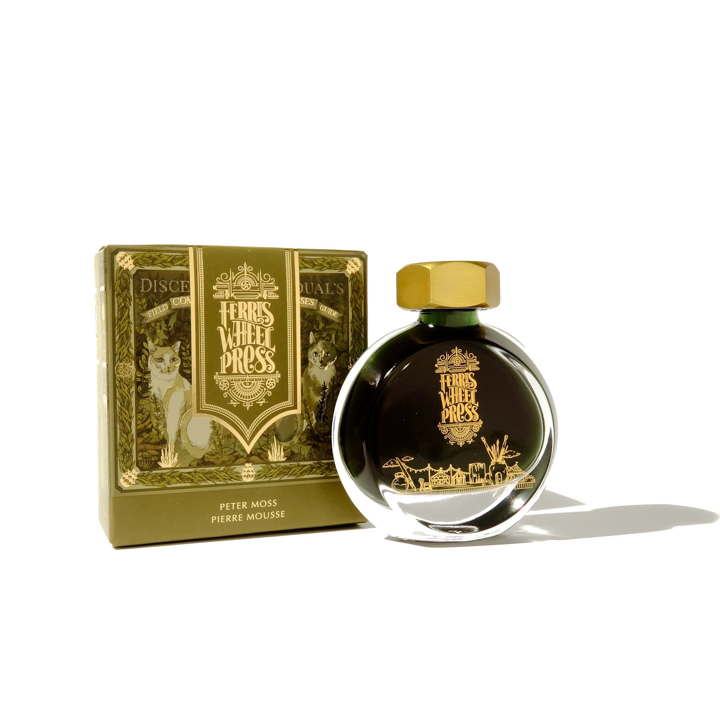 Flacon d'encre FERRIS WHEEL PRESS - Everyday Ink - Peter Moss (38ml) - 818351000835