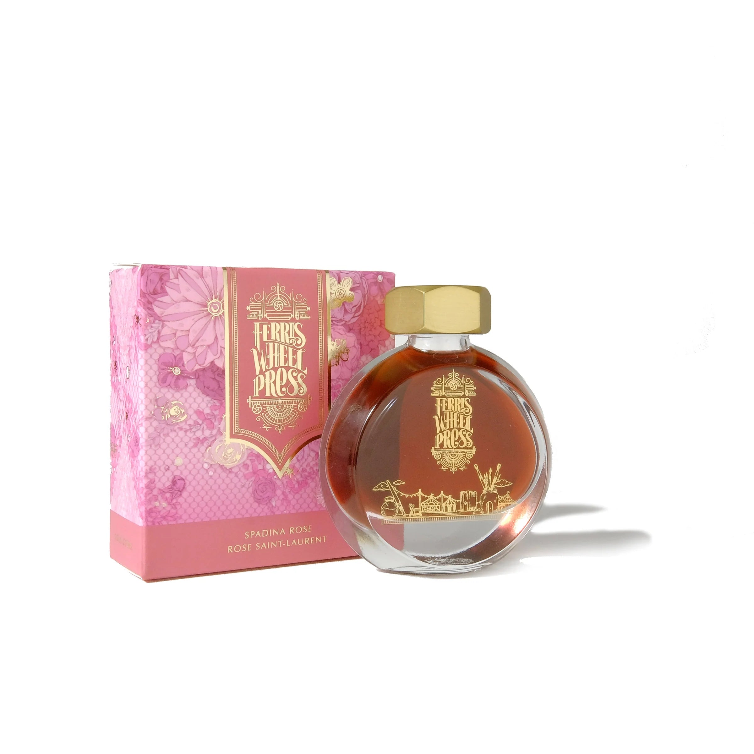 Flacon d'encre FERRIS WHEEL PRESS - Everyday Ink - Spadina Rose (38ml) - 818351001528