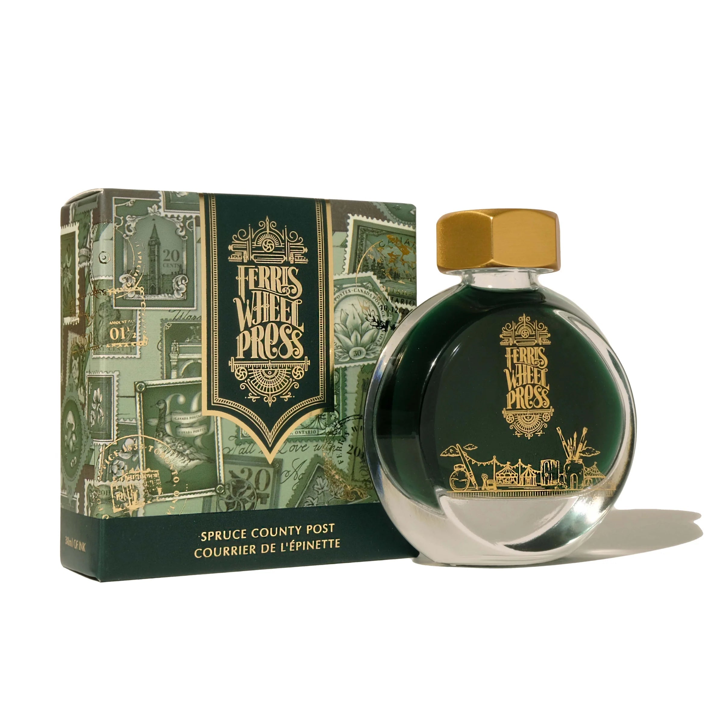 Flacon d'encre FERRIS WHEEL PRESS - Everyday Ink - Spruce County Post (38ml) - 818351001900