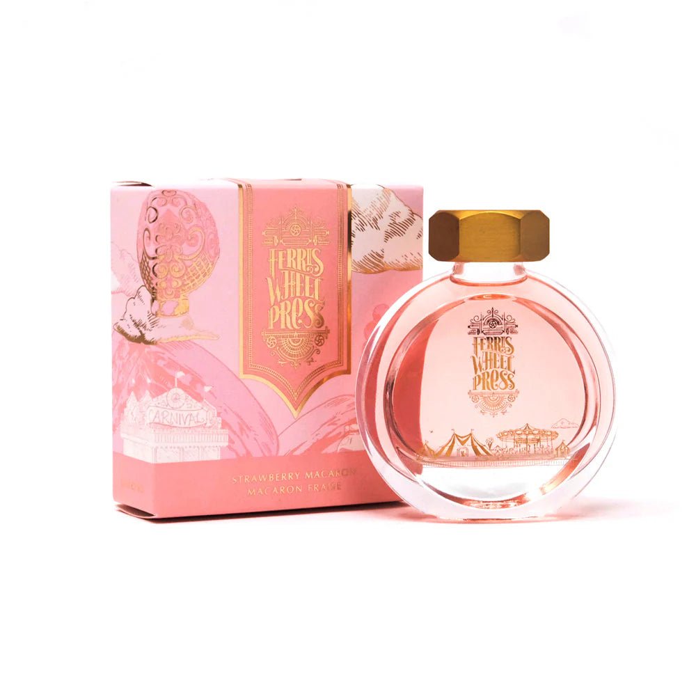 Flacon d'encre FERRIS WHEEL PRESS - Everyday Ink - Strawberry Macaron (38ml) - 850025001809