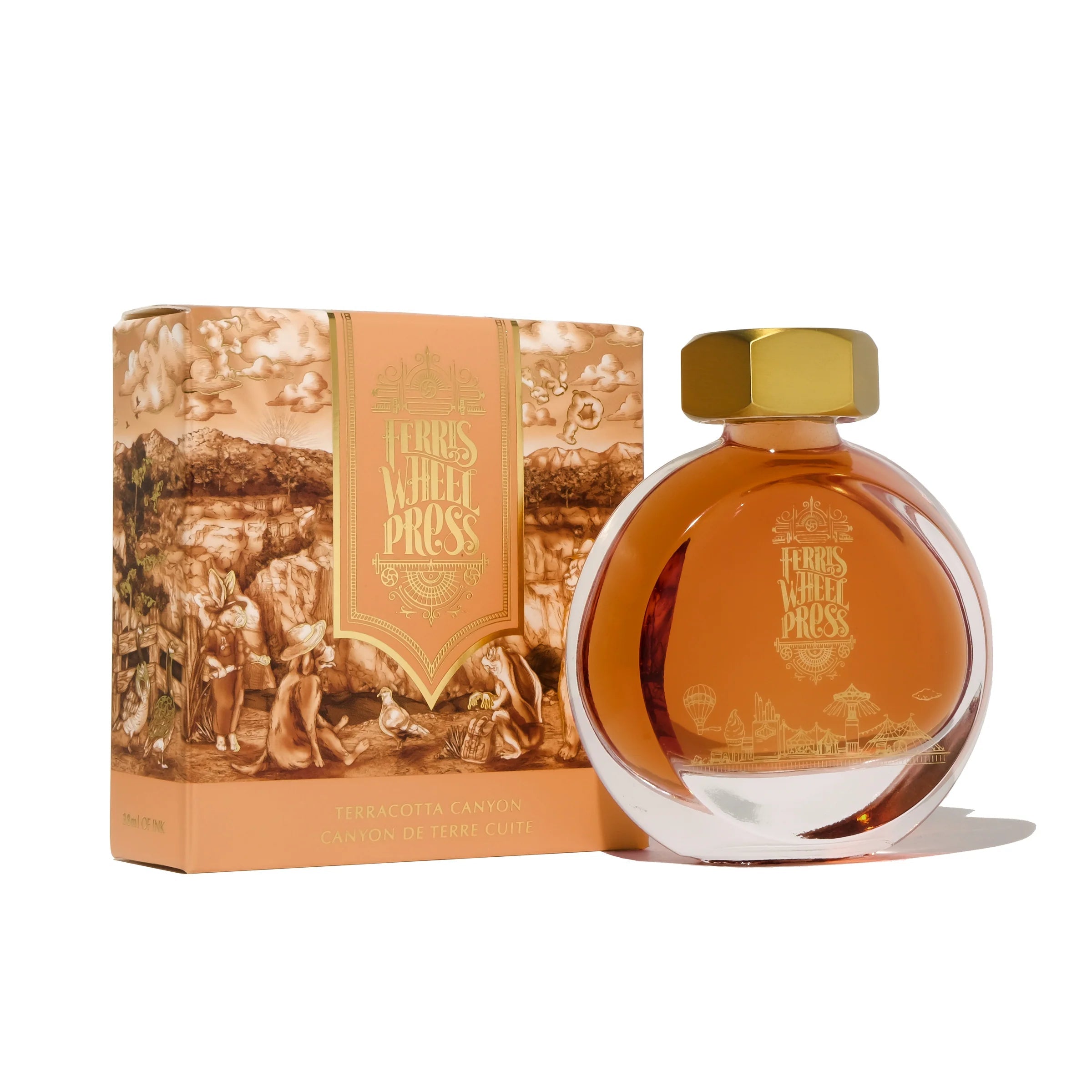 Flacon d'encre FERRIS WHEEL PRESS - Everyday Ink - Terracotta Canyon (38ml) - 818351003300