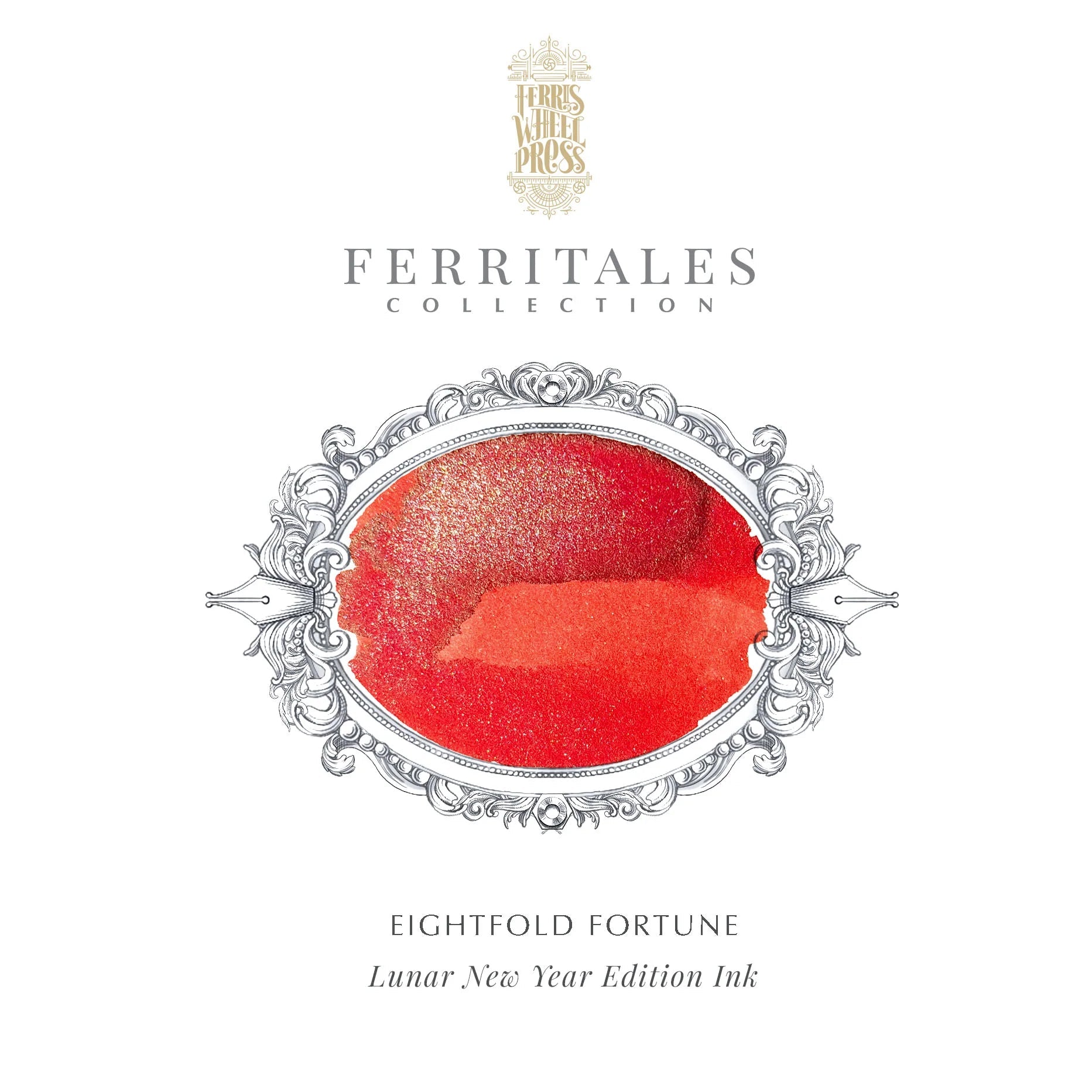 Flacon d'encre FERRIS WHEEL PRESS - FerriTales - 2026 Lunar New Year Special Edition | Eightfold Fortune (20ml) - 