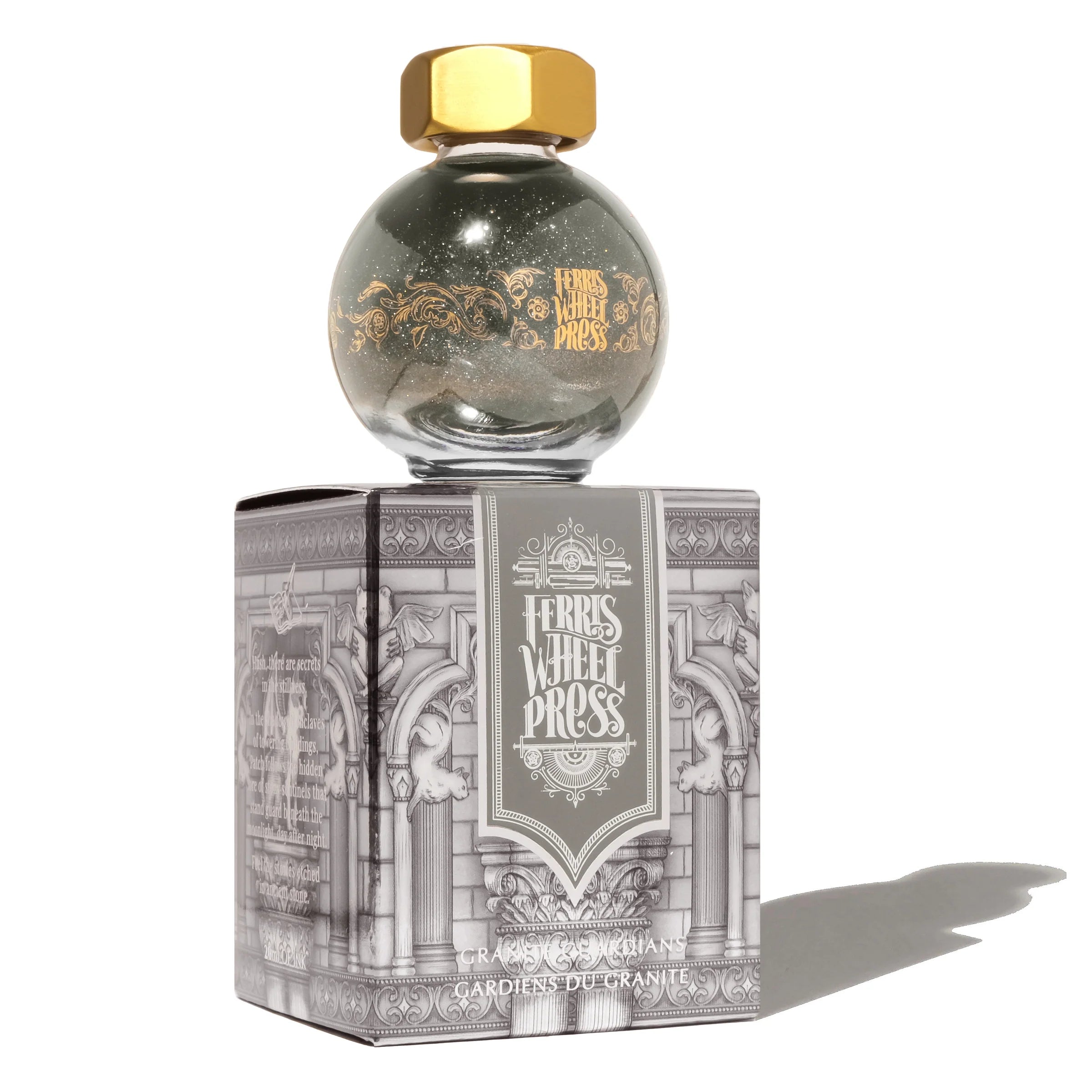 Flacon d'encre FERRIS WHEEL PRESS - FerriTales - Bestiary Series | Granite Guardians (20ml) - 818351004543