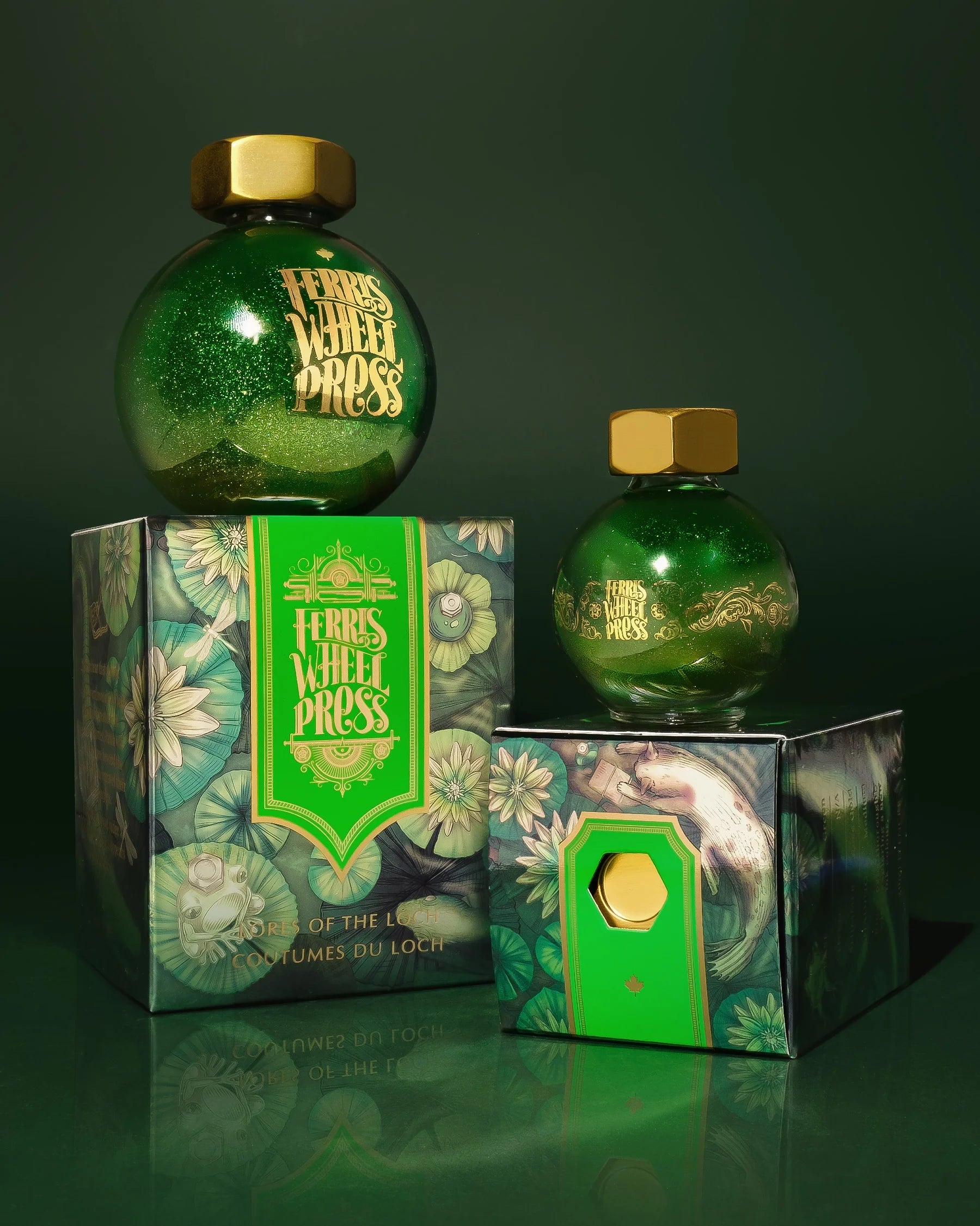 Flacon d'encre FERRIS WHEEL PRESS - FerriTales - Bestiary Series | Lores of the Loch (20ml) - 818351004536