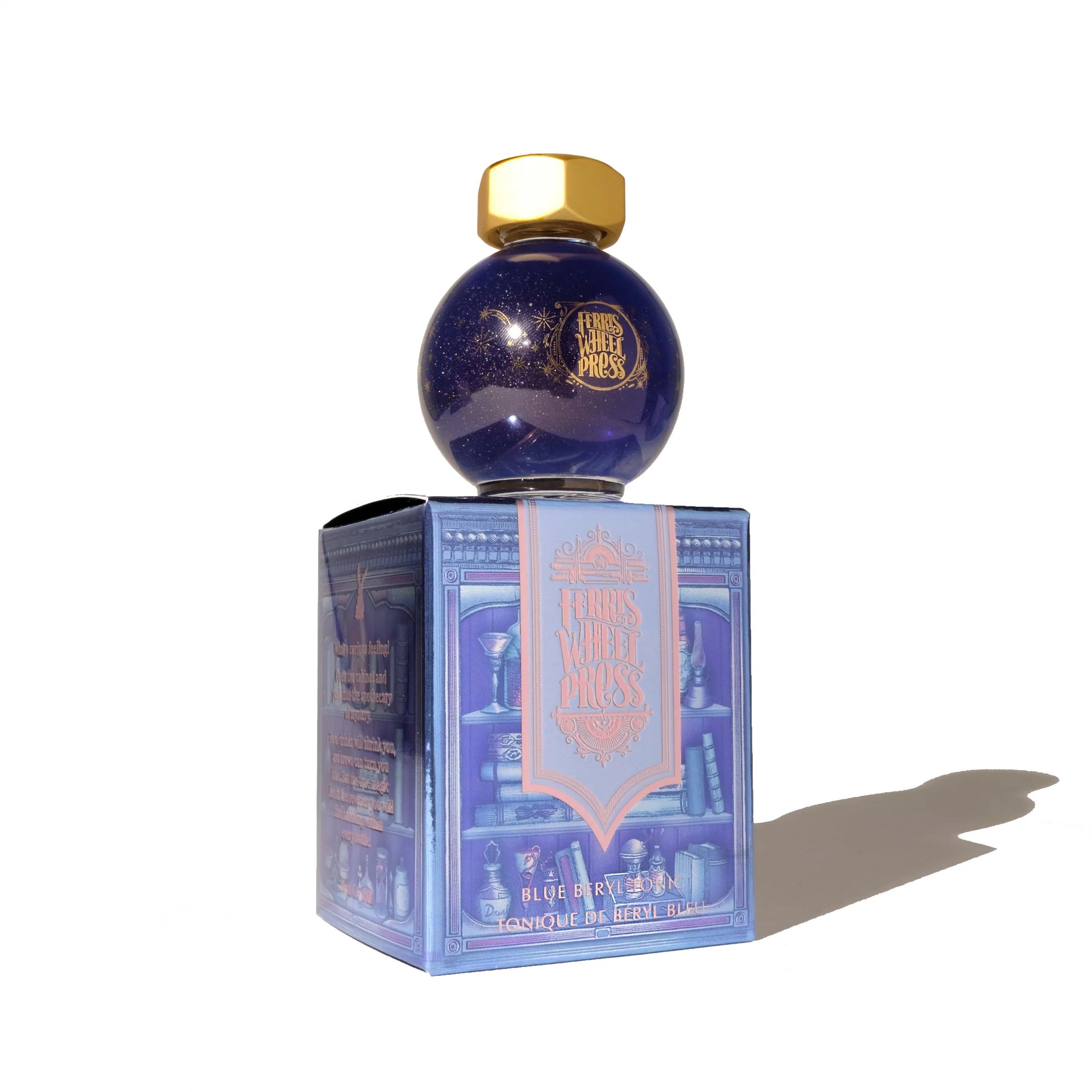 Flacon d'encre FERRIS WHEEL PRESS - FerriTales - Down the Rabbit Hole | Blue Beryl Tonic (20ml) - 