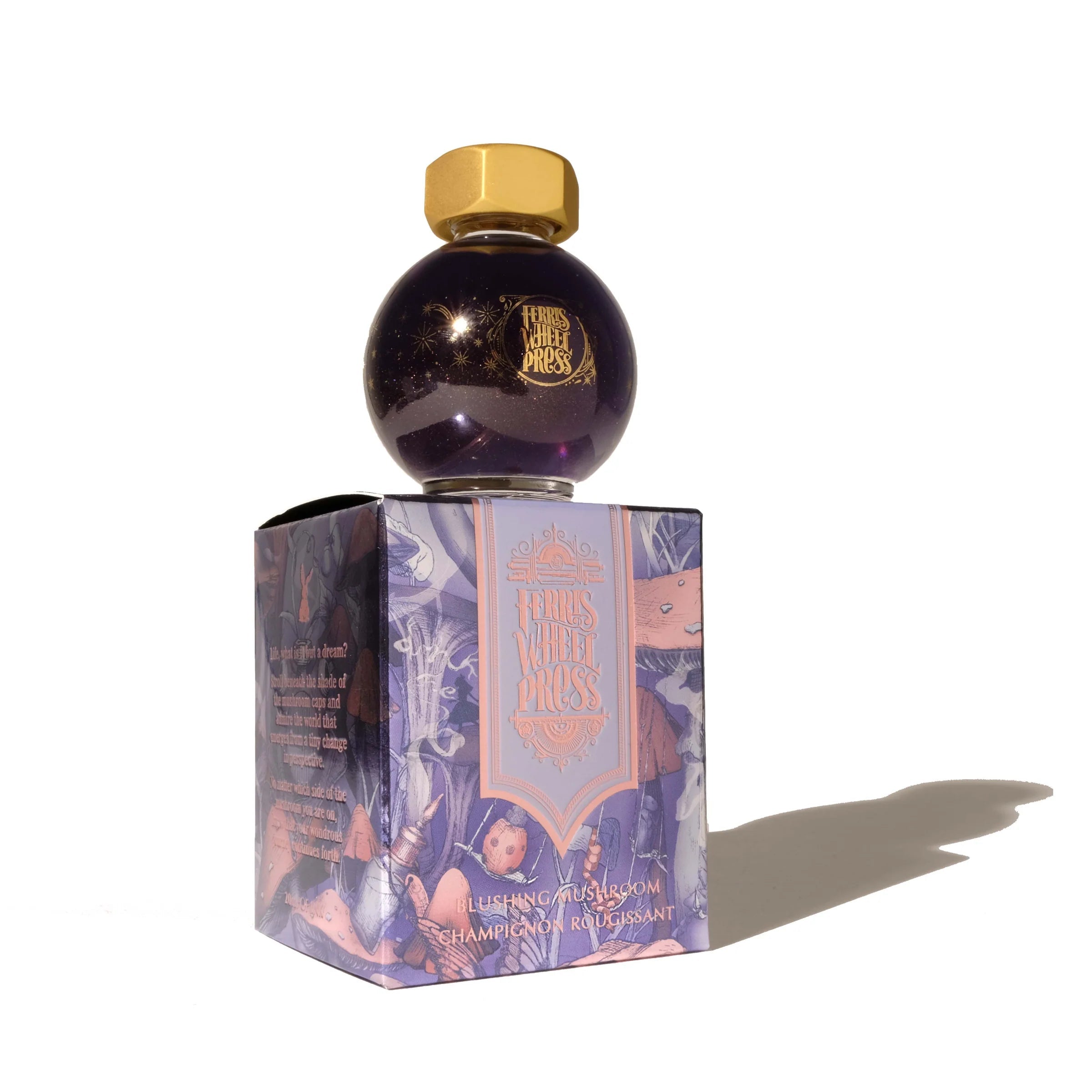 Flacon d'encre FERRIS WHEEL PRESS - FerriTales - Down the Rabbit Hole | Blushing Mushroom (20ml) - 