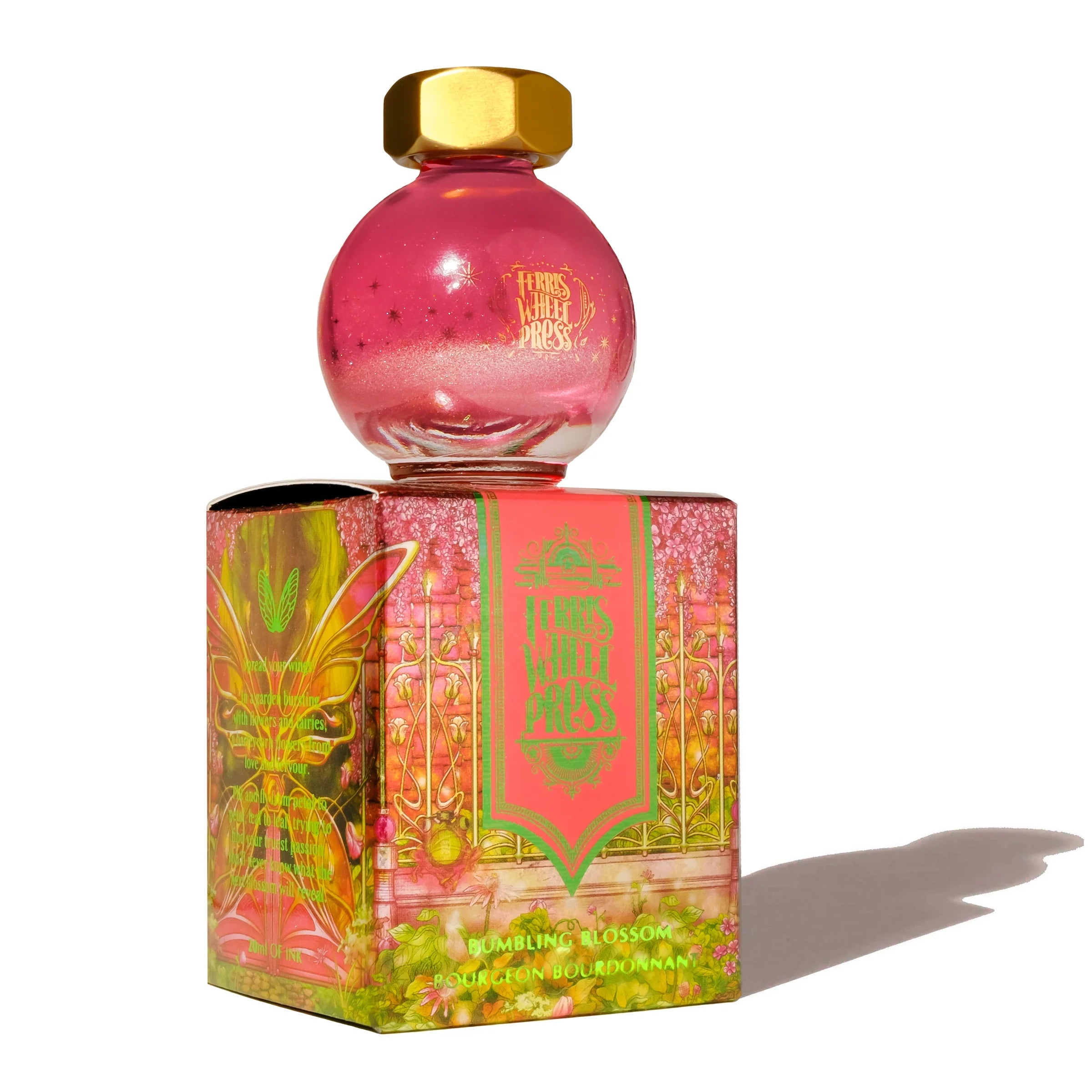 Flacon d'encre FERRIS WHEEL PRESS - FerriTales - Once Upon a Time | Bumbling Blossom (20ml) - 818351002112