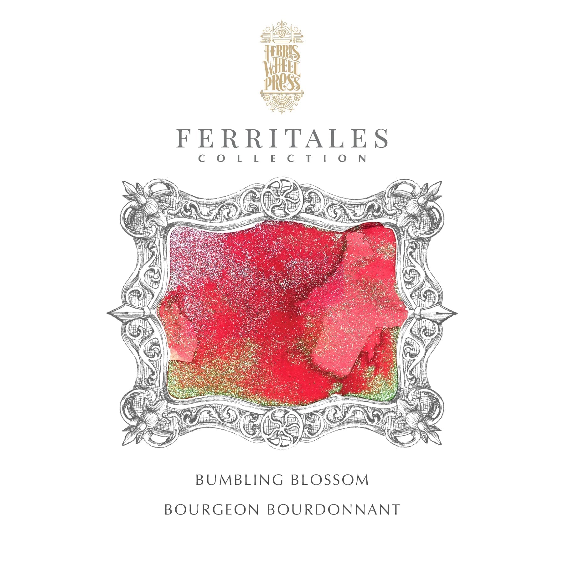 Flacon d'encre FERRIS WHEEL PRESS - FerriTales - Once Upon a Time | Bumbling Blossom (20ml) - 818351002112