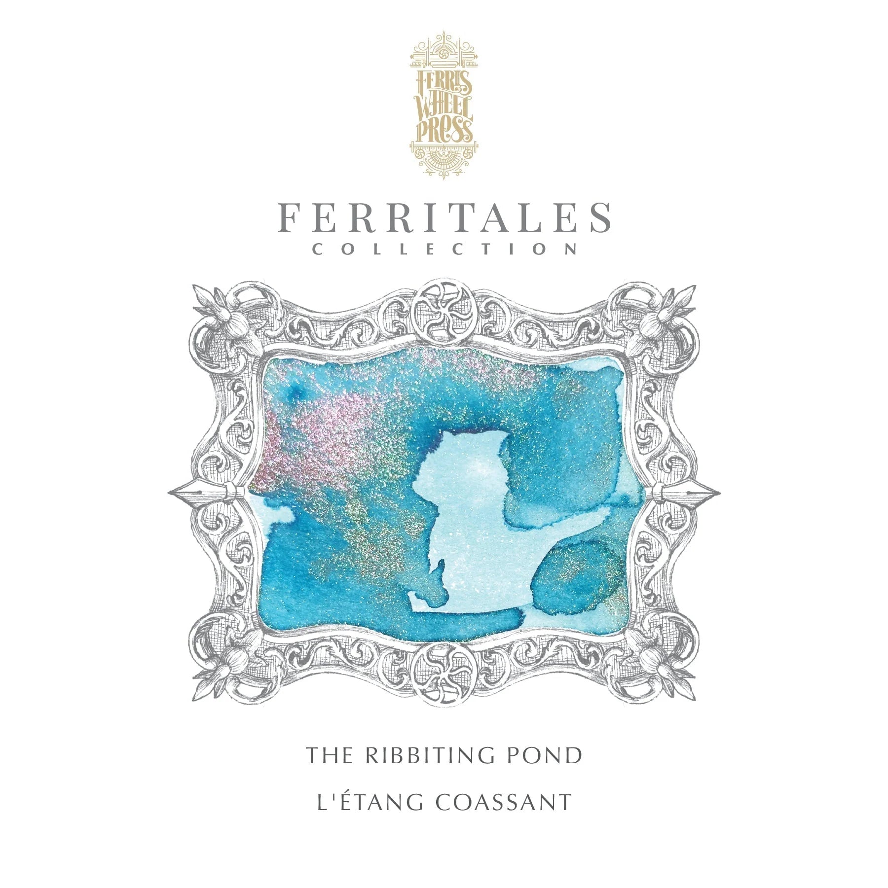Flacon d'encre FERRIS WHEEL PRESS - FerriTales - Once Upon a Time | The Ribbiting Pond (20ml) - 