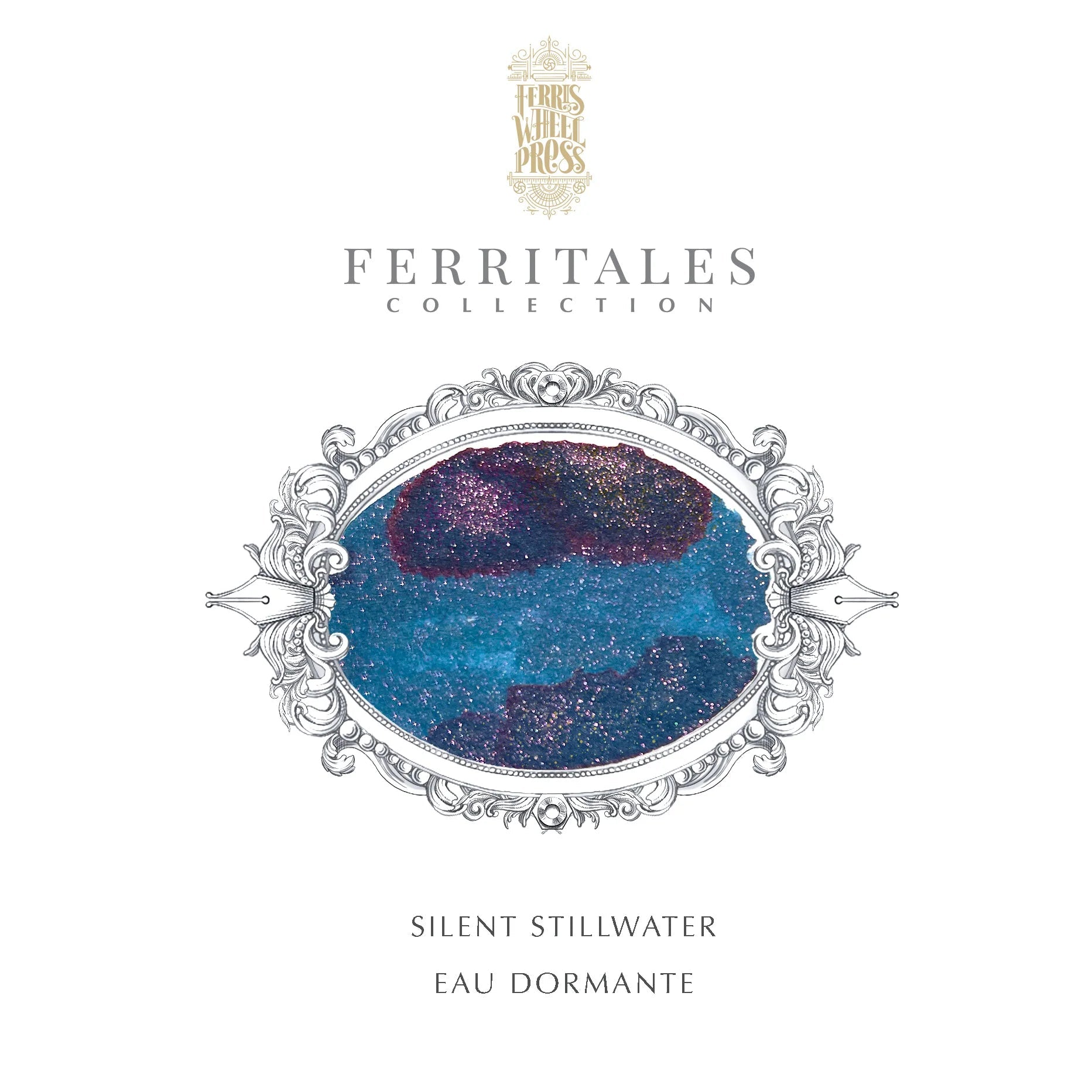 Flacon d'encre FERRIS WHEEL PRESS - FerriTales - The Book of Knights Series | Silent Stillwater (20ml) - 