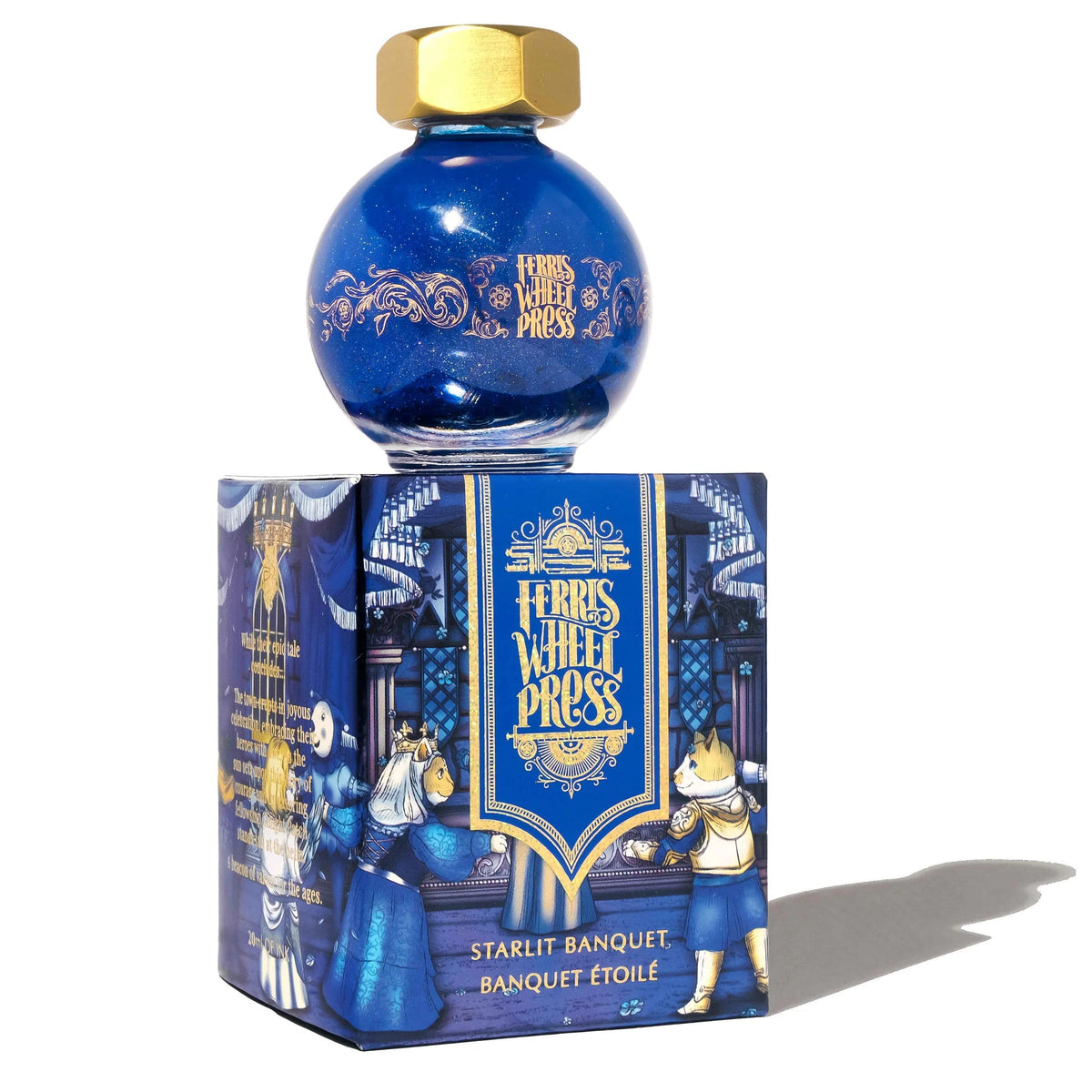 Flacon d'encre FERRIS WHEEL PRESS - FerriTales - The Book of Knights Series | Starlit Banquet (20ml) - 818351007728