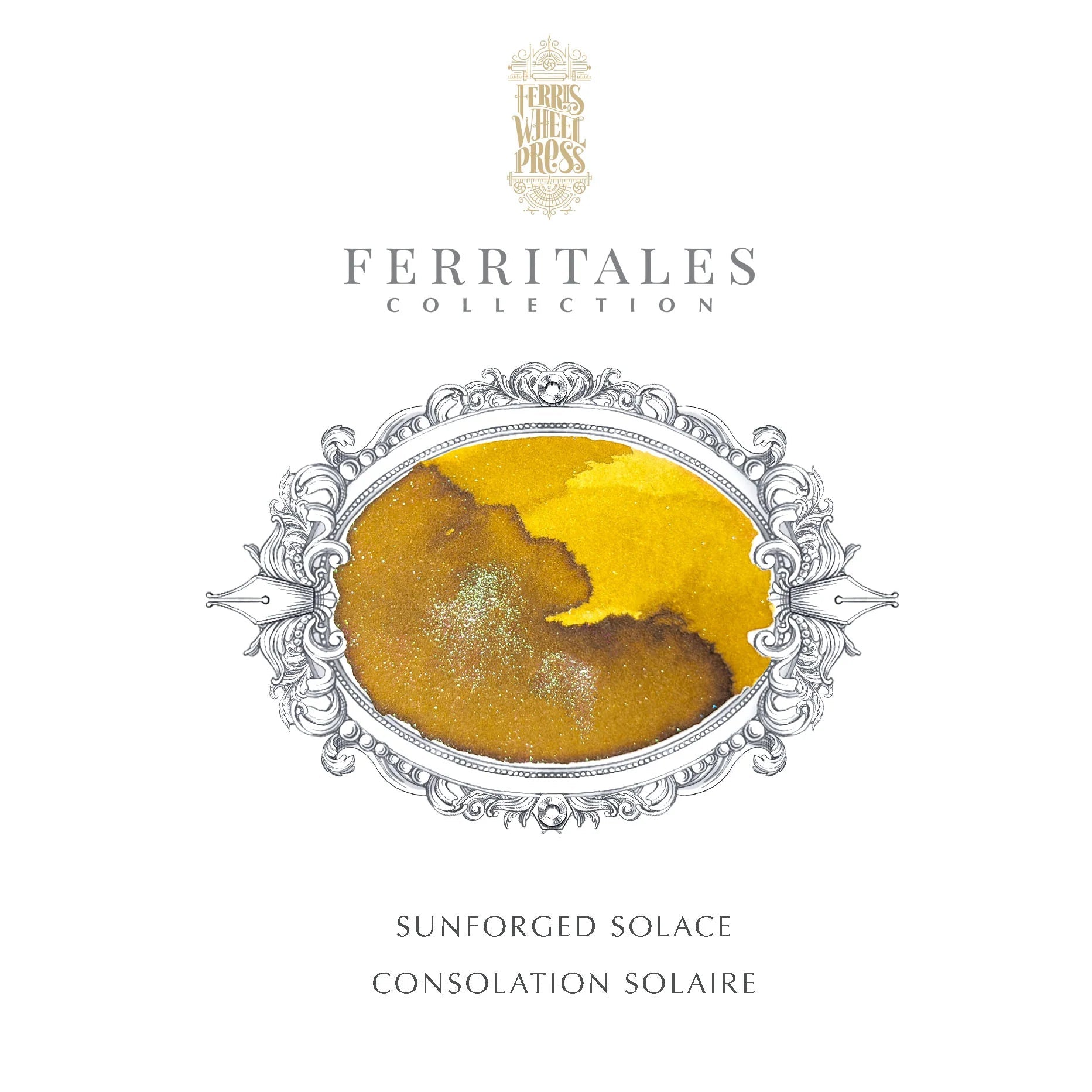 Flacon d'encre FERRIS WHEEL PRESS - FerriTales - The Book of Knights Series | Sunforged Solace (20ml) - 