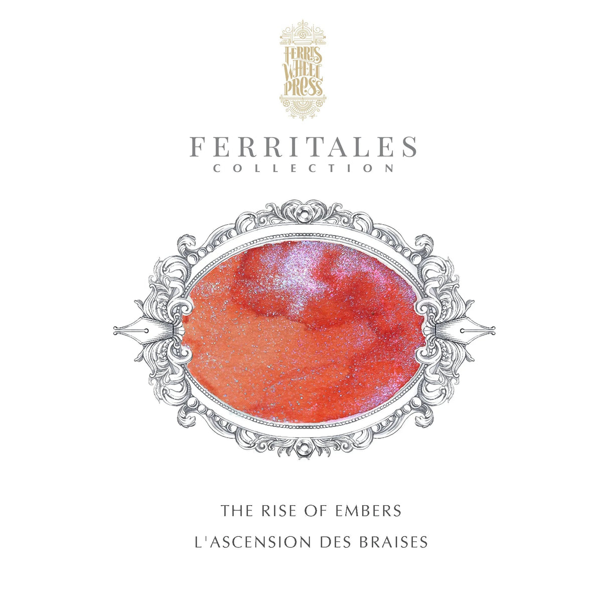Flacon d'encre FERRIS WHEEL PRESS - FerriTales - The Book of Knights Series | The Rise of Embers (20ml) - 818351007209
