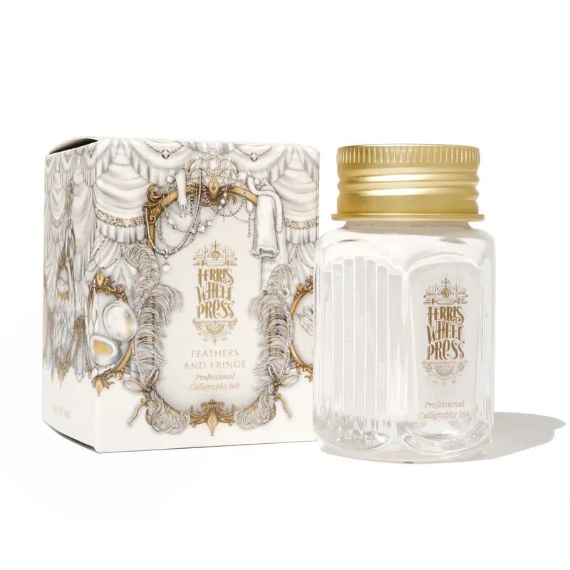 Flacon d'encre FERRIS WHEEL PRESS - Professional Calligraphy Ink - Feathers and Fringe (28ml) - 818351005489