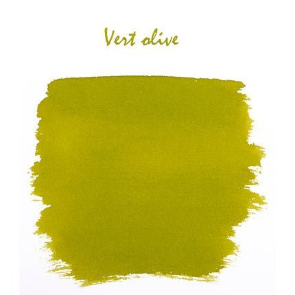 Flacon d'encre JACQUES HERBIN - Encre d'écriture - Vert Olive (10ml) - 10 ml - 3188550115362
