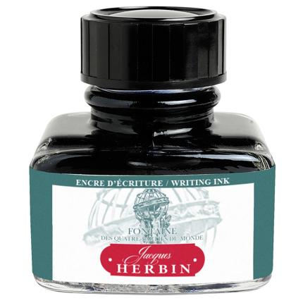 Flacon d'encre JACQUES HERBIN - Les Couleurs de Paris - Fontaine des Quatre - Parties - Du - Monde (30ml) - 3188550138323