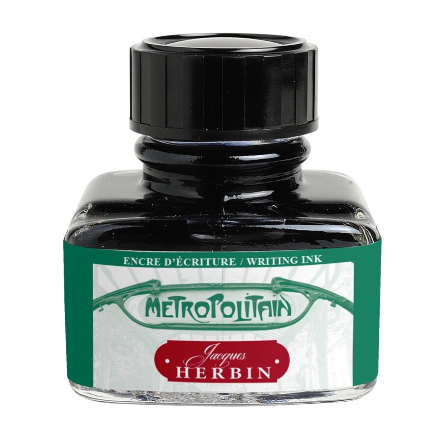 Flacon d'encre JACQUES HERBIN - Les Couleurs de Paris - Métropolitain (30ml) - 30 ml - 3188550138354