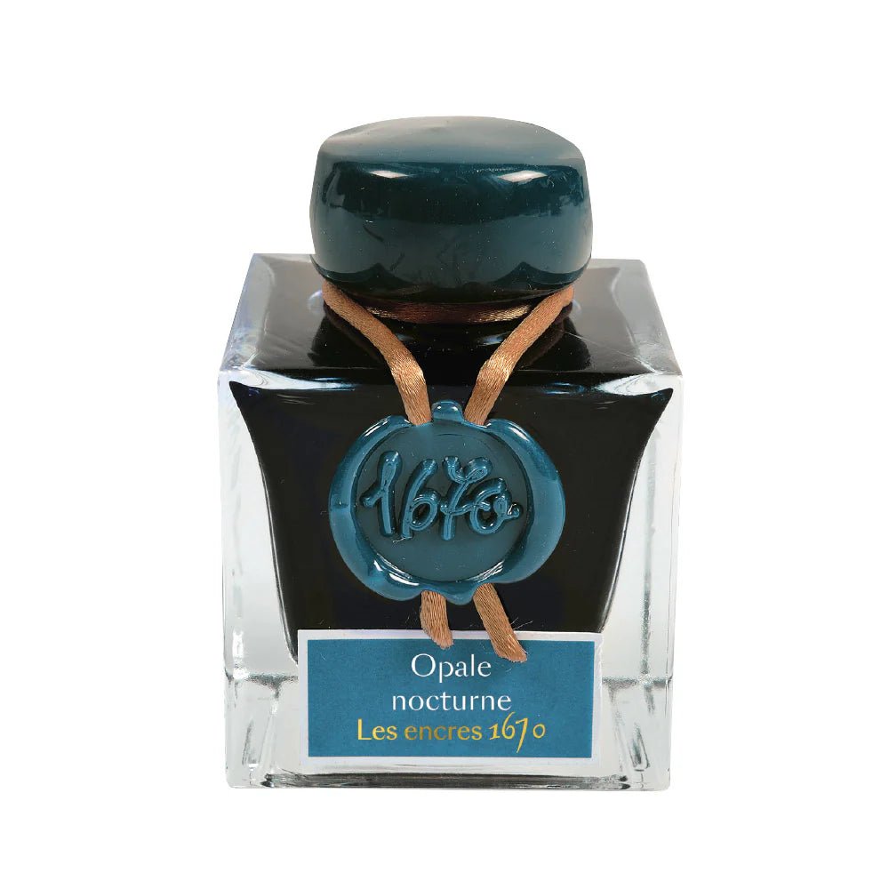 Flacon d'encre JACQUES HERBIN - Les Encres 1670 - Opale Nocturne (50ml) - 
