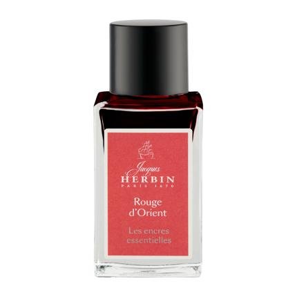 Flacon d'encre JACQUES HERBIN - Les Encres Essentielles - Rouge d’Orient (15ml) - 3188555171691