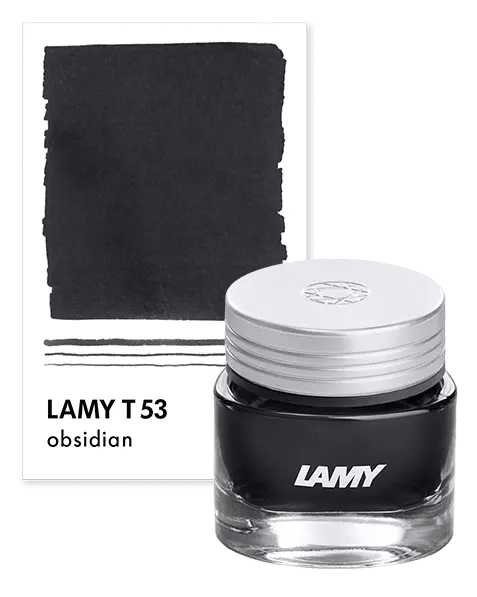Flacon d'encre LAMY T53 Crystal Ink - Obsidian (30ml) - 4014519706823