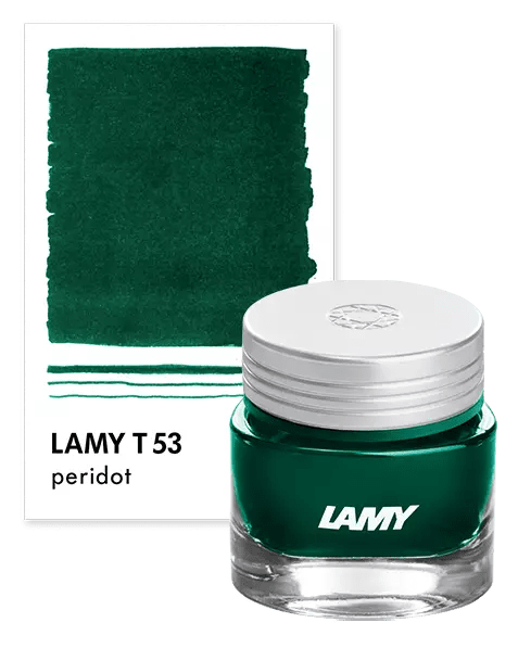 Flacon d'encre LAMY T53 Crystal Ink - Peridot (30ml) - 4014519706830