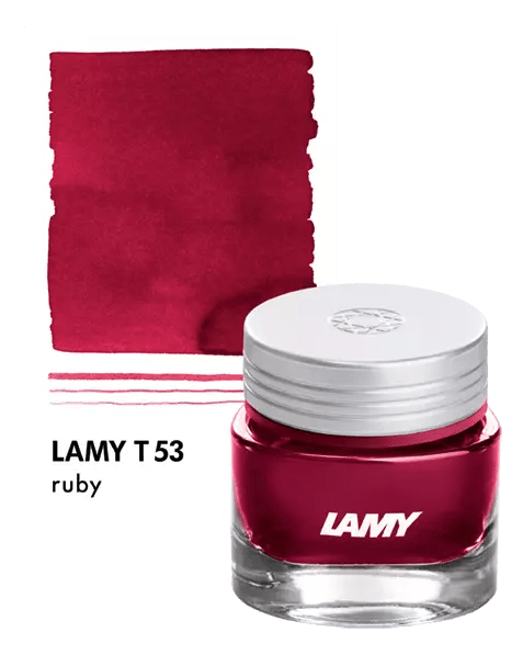 Flacon d'encre LAMY T53 Crystal Ink - Ruby (30ml) - 4014519706779