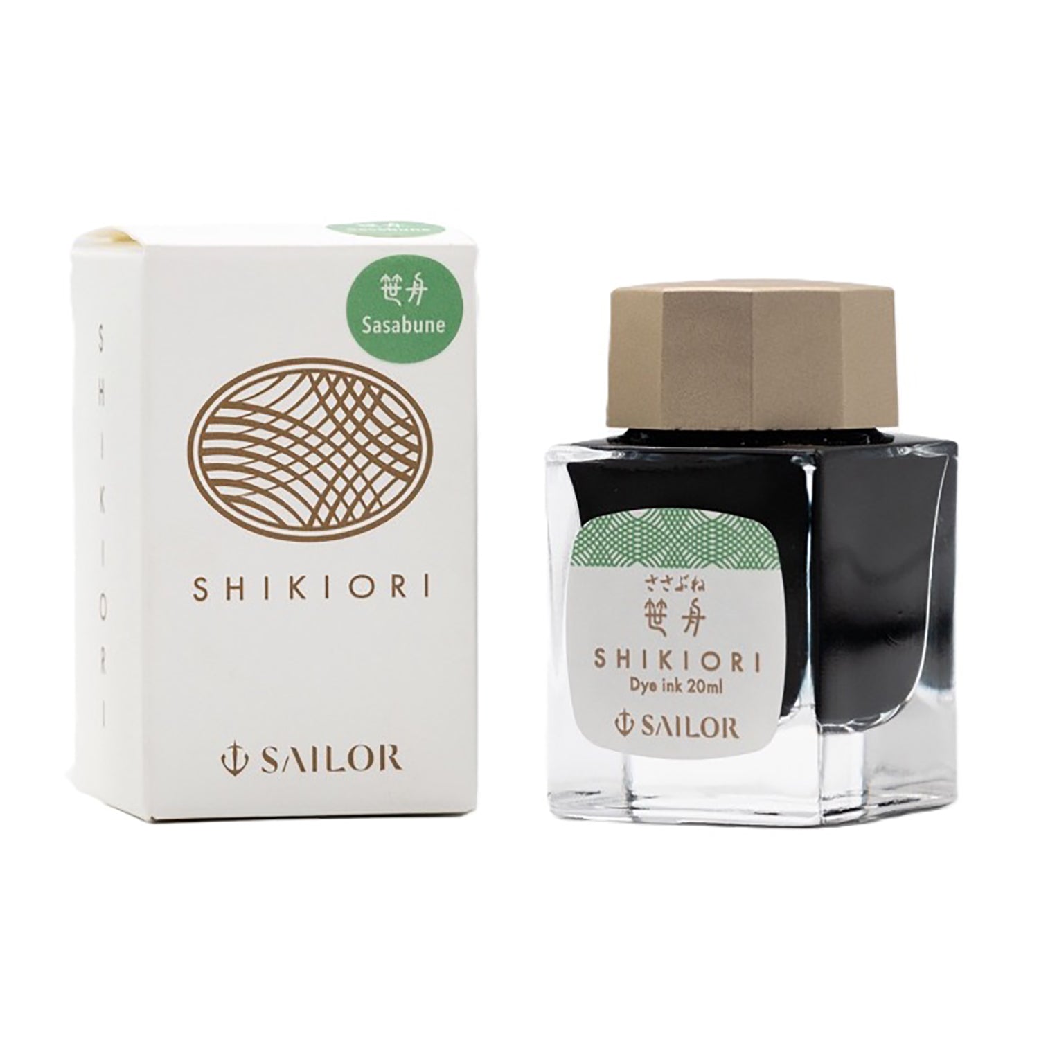Flacon d'encre SAILOR Shikiori Kusa Asobi - Sasabune - 20 ml - 4901680673415