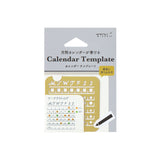 Pochoir MIDORI Template - Calendrier mensuel (taille S)