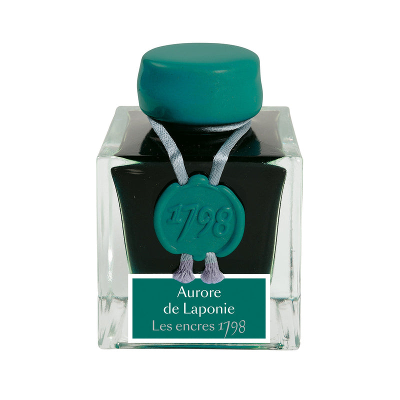 Flacon d'encre JACQUES HERBIN - Les Encres 1798 - Aurore de Laponie (50ml)