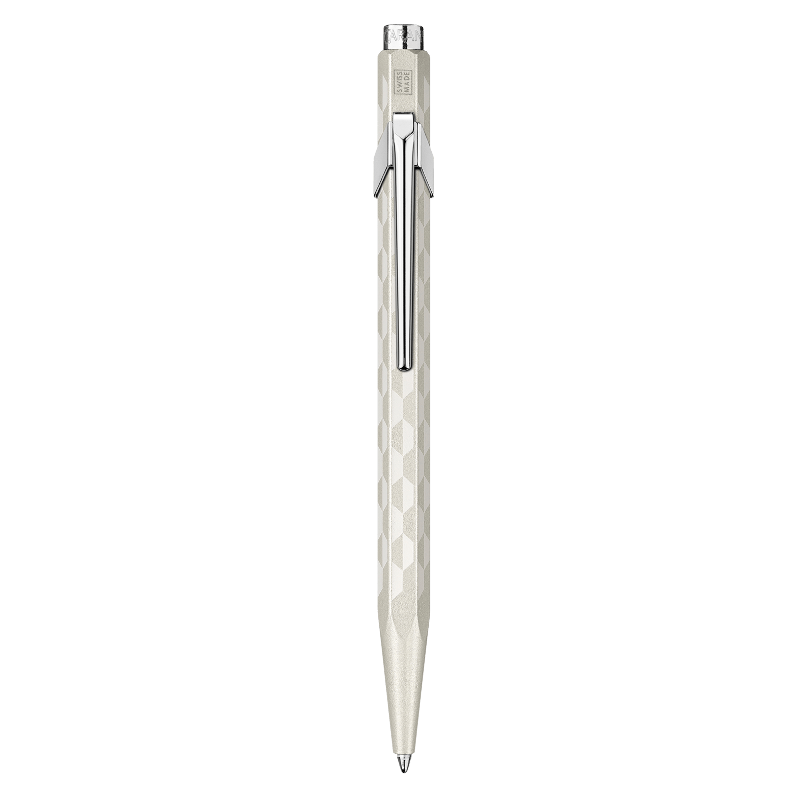 Stylo bille CARAN D'ACHE 849 Alpine Frost Édition Spéciale - Blanc