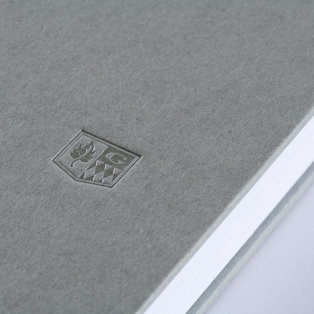Carnet GMUND Paper Book - Hardcover - B5 - Pointillé - Grey