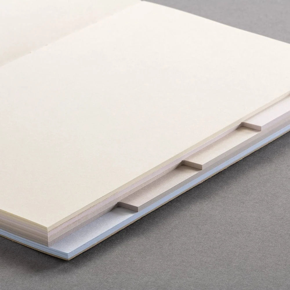 Carnet GMUND Registerbook FiveColors - Hardcover - B5 - Uni - Grey