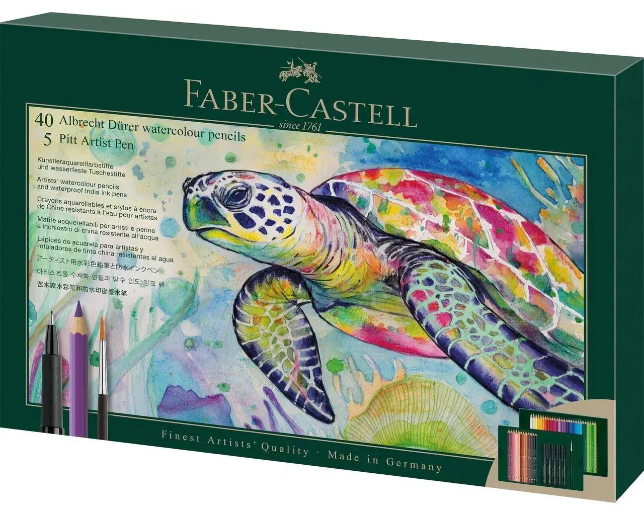 Set multiproduits ALBRECHT DÜRER & PITT ARTIST PEN - Coffret 46 pièces - FABER-CASTELL