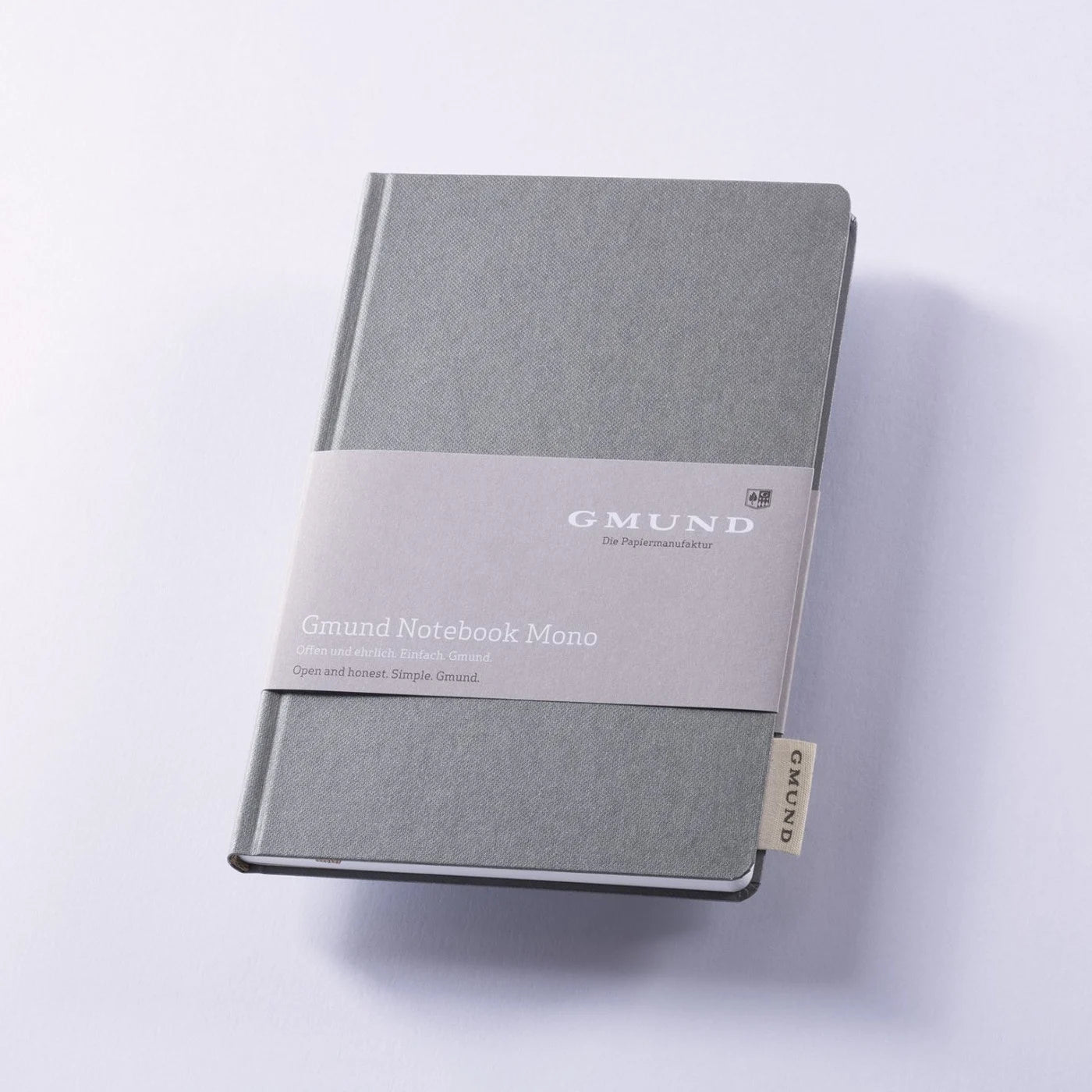 Carnet GMUND Notebook Mono - Softcover - A5 - Pointillé - Stone