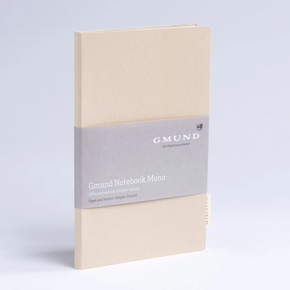 Carnet GMUND Notebook Mono - Softcover - A5 - Pointillé - Oat