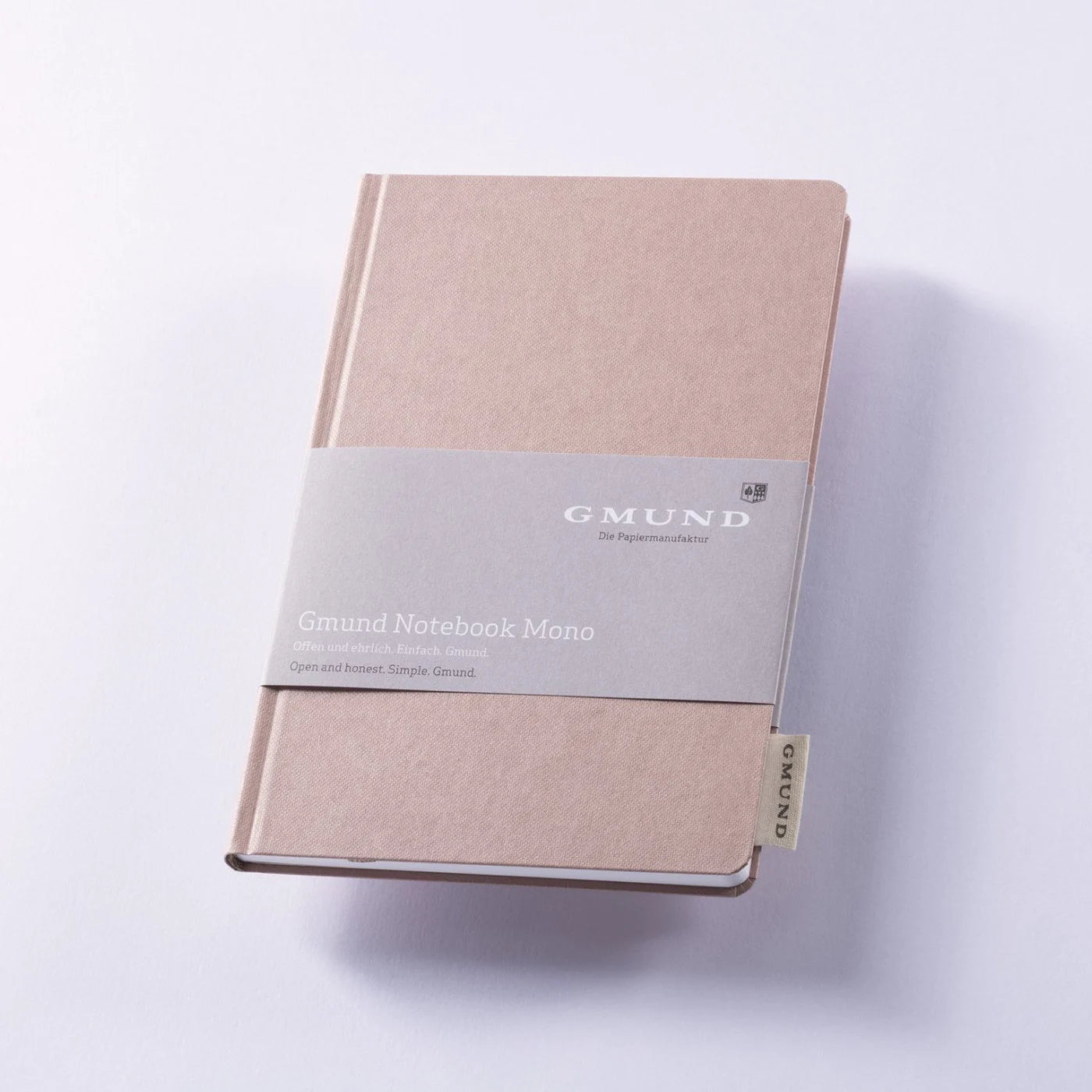 Carnet GMUND Notebook Mono - Softcover - A5 - Pointillé - Rouge