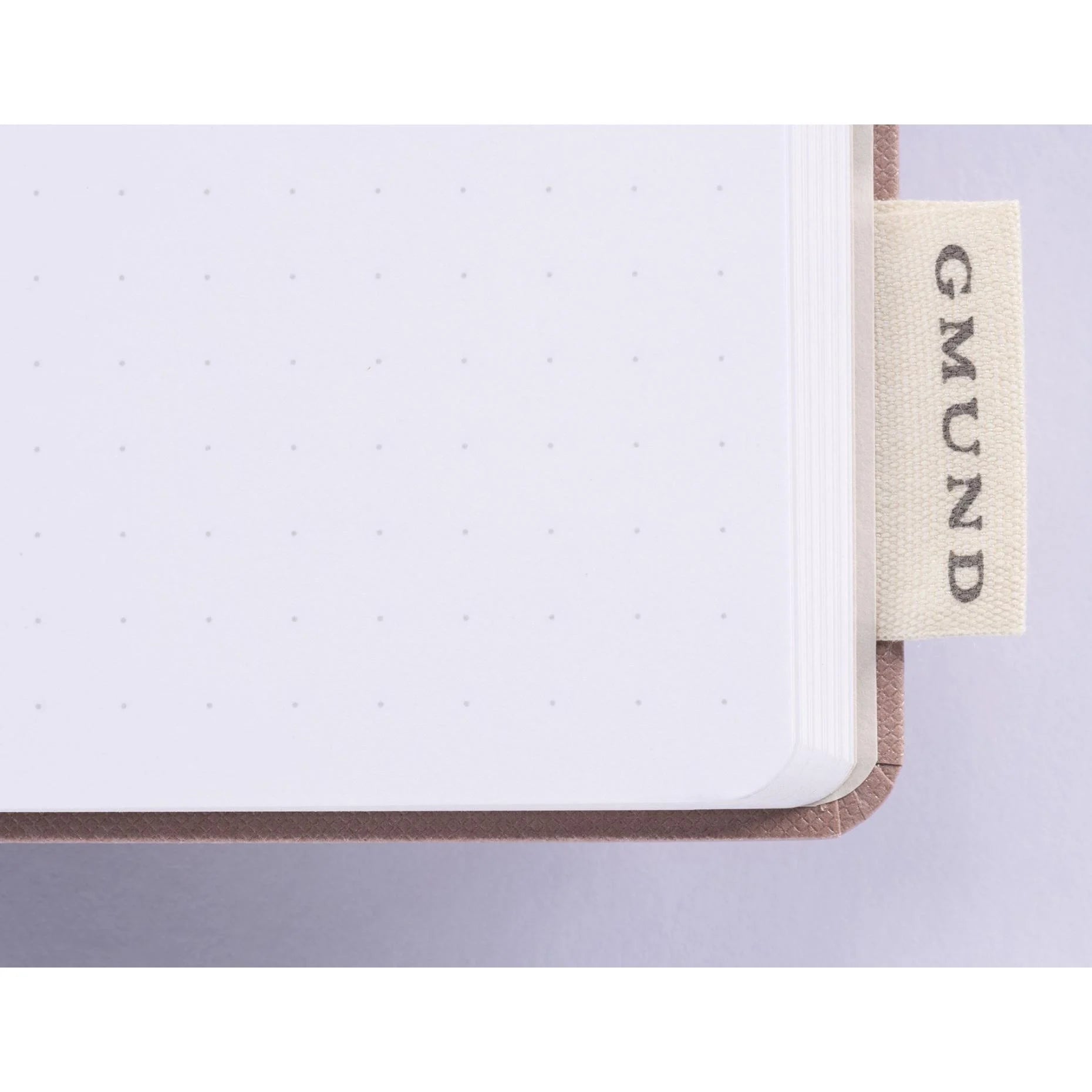 Carnet GMUND Notebook Mono - Softcover - A5 - Pointillé - Rouge